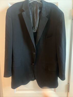Kenneth Cole Black Men's Awearness slim fit suit jacket Viscose